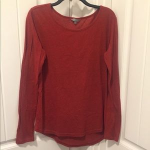 Burnt Red Long Sleeve Shirt